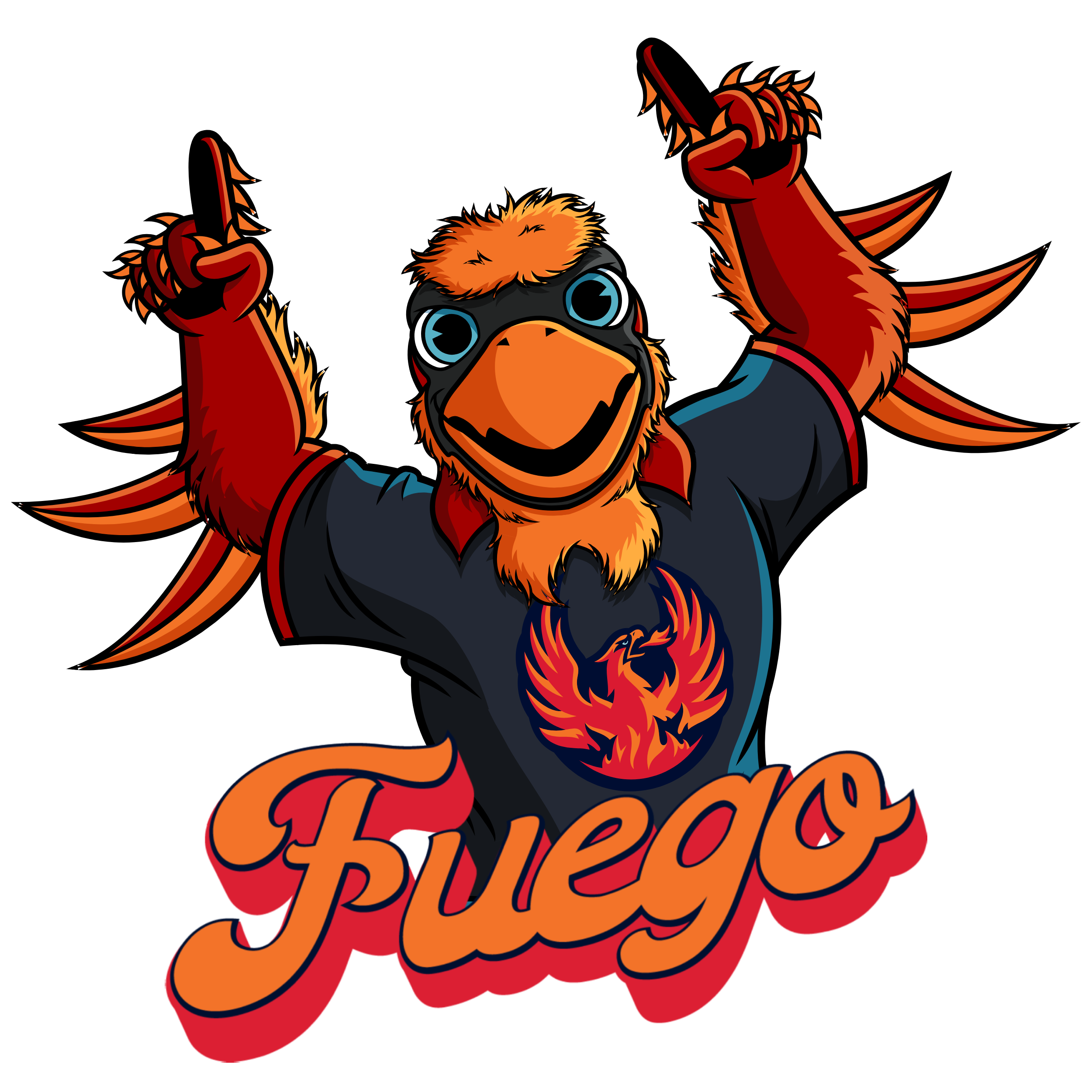 CV Firebirds Fuego In Game Surprise MascotLink cv-firebirds-fuego-in-game-surprise-mascotlink