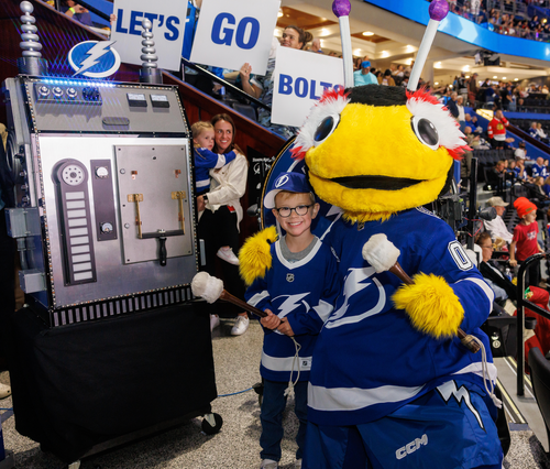 ThunderBug Drum Leader at Amalie Arena